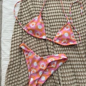 Sunburst Pink Bikini Set